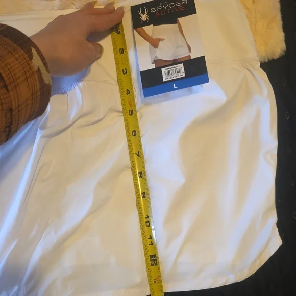 Spyder Women's Athletic White Shorts - Picture 5 of 7